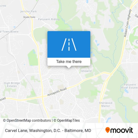 Mapa de Carvel Lane