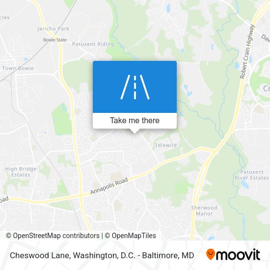 Cheswood Lane map