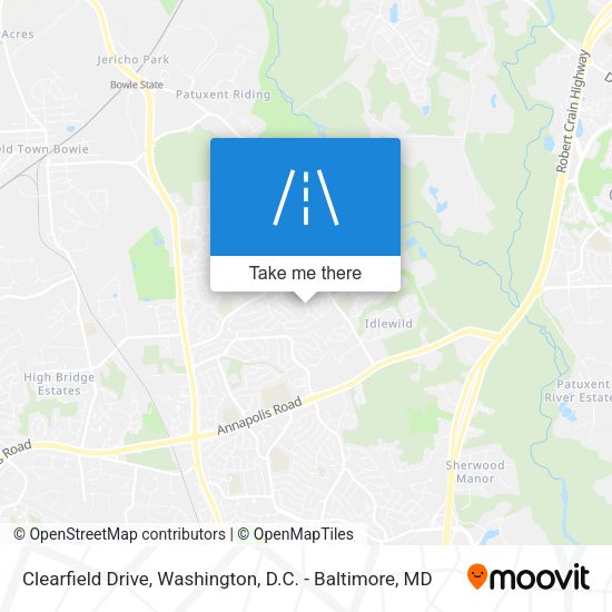 Clearfield Drive map