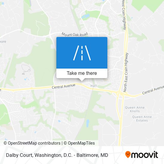 Mapa de Dalby Court