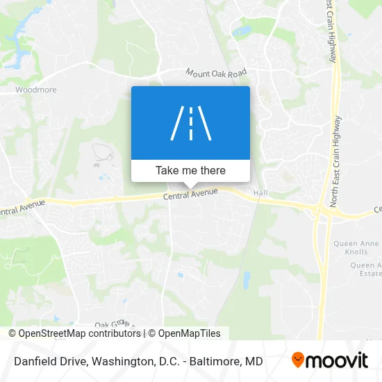 Danfield Drive map