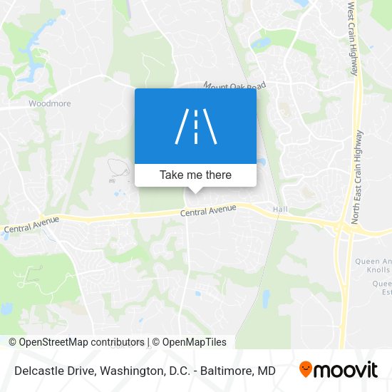 Mapa de Delcastle Drive