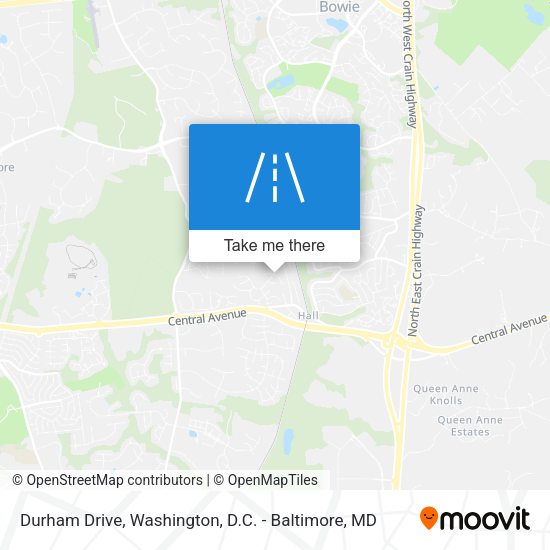 Durham Drive map