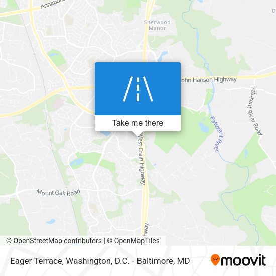 Eager Terrace map