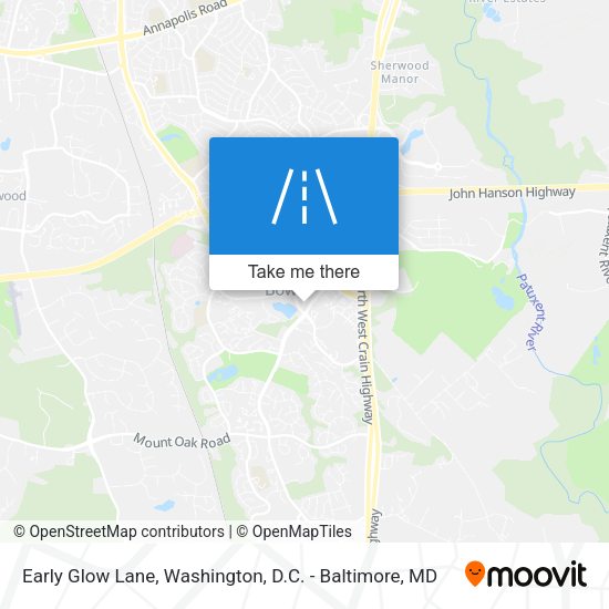 Early Glow Lane map