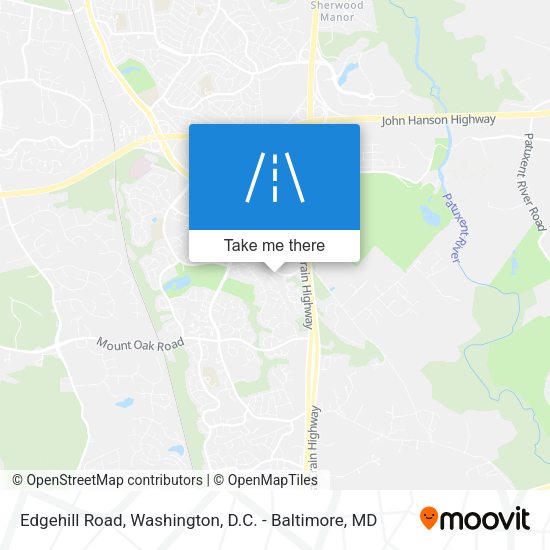 Edgehill Road map