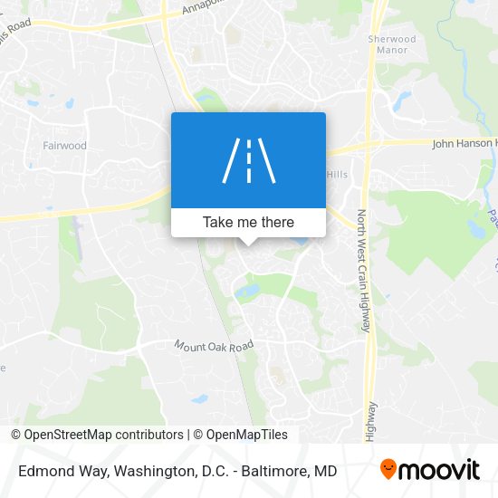 Edmond Way map