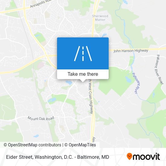 Mapa de Eider Street