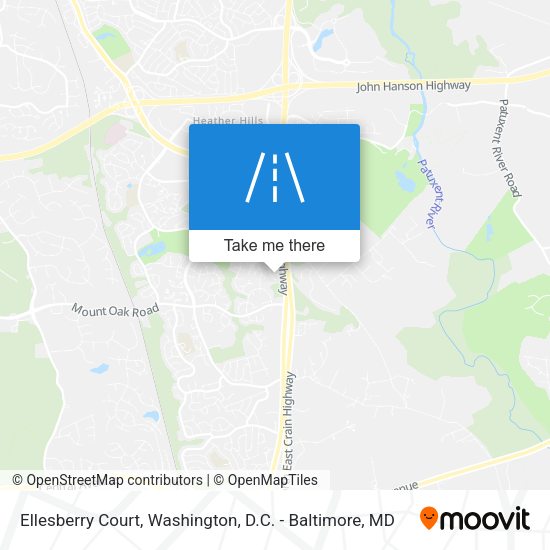 Ellesberry Court map