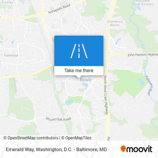 Emerald Way map