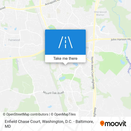 Enfield Chase Court map