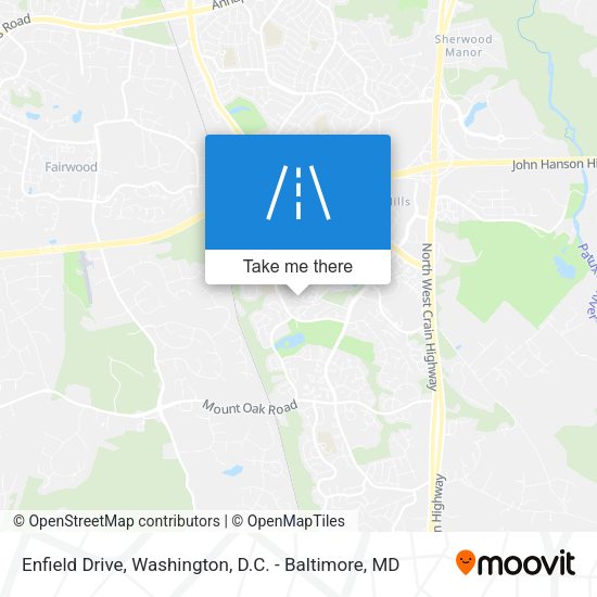 Mapa de Enfield Drive