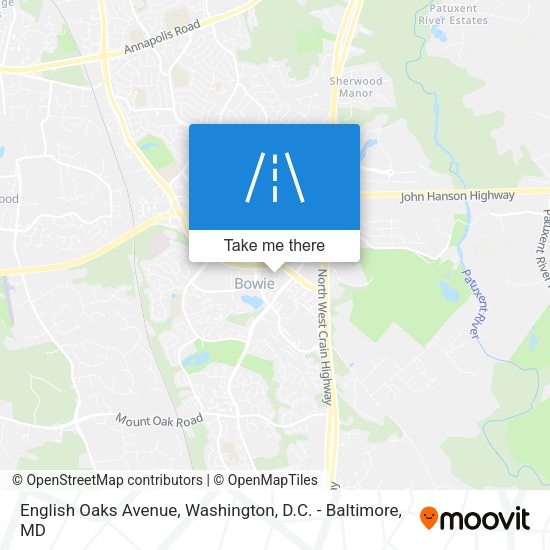 English Oaks Avenue map
