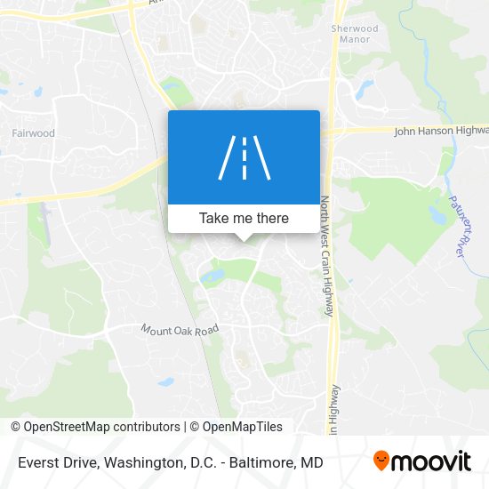 Everst Drive map