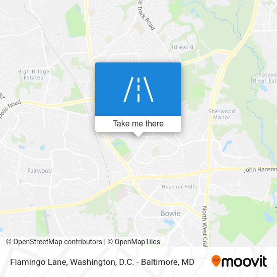 Flamingo Lane map