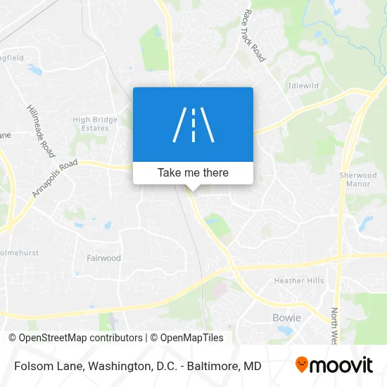 Folsom Lane map