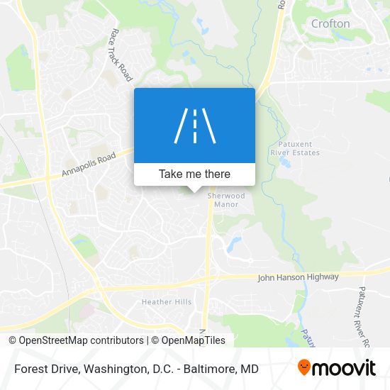 Forest Drive map