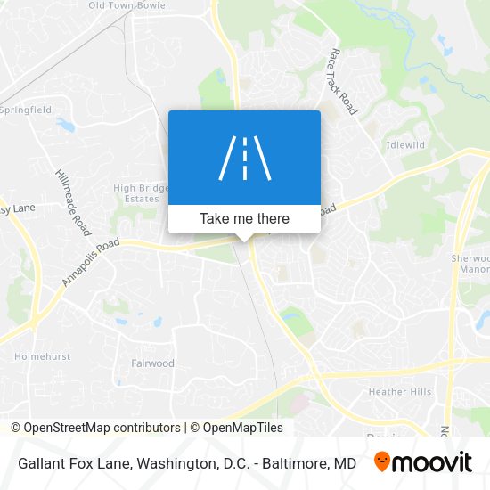 Mapa de Gallant Fox Lane