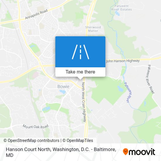 Mapa de Hanson Court North