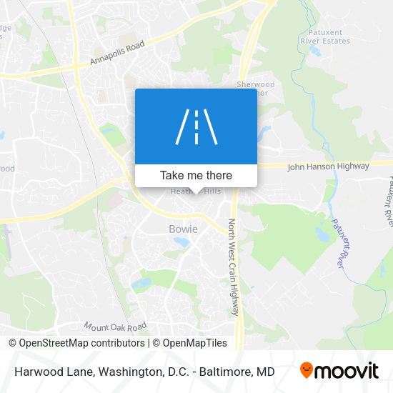 Mapa de Harwood Lane