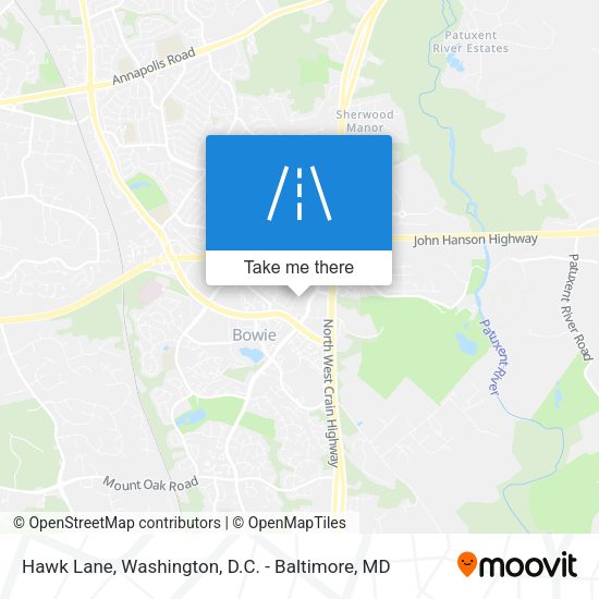Hawk Lane map