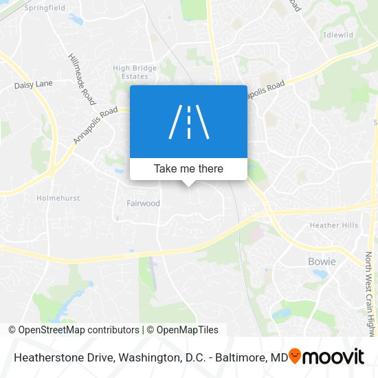Heatherstone Drive map