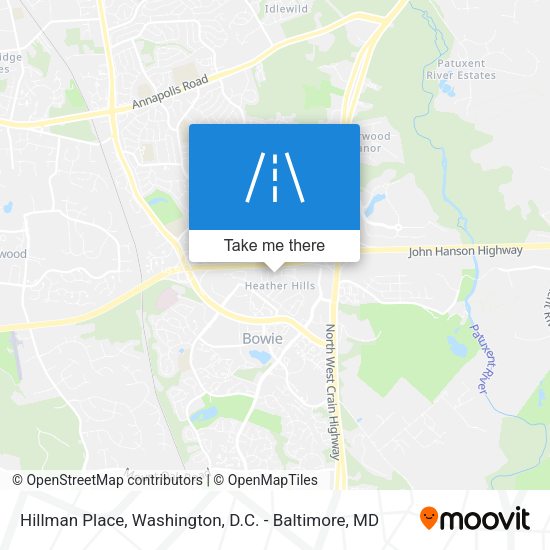 Hillman Place map