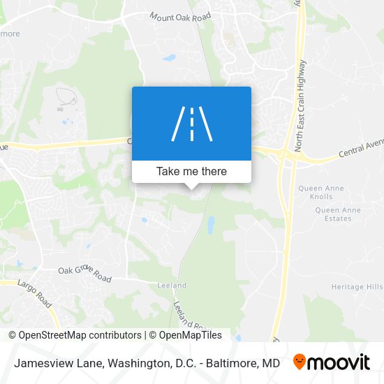 Jamesview Lane map