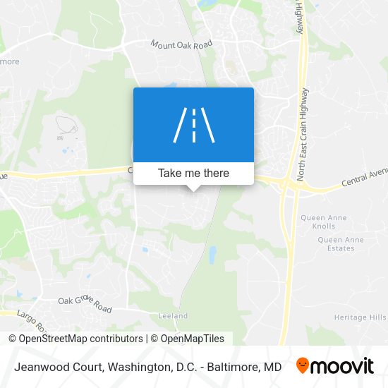 Jeanwood Court map