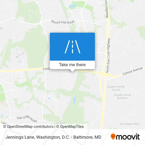 Jennings Lane map