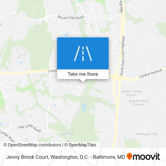 Mapa de Jenny Brook Court