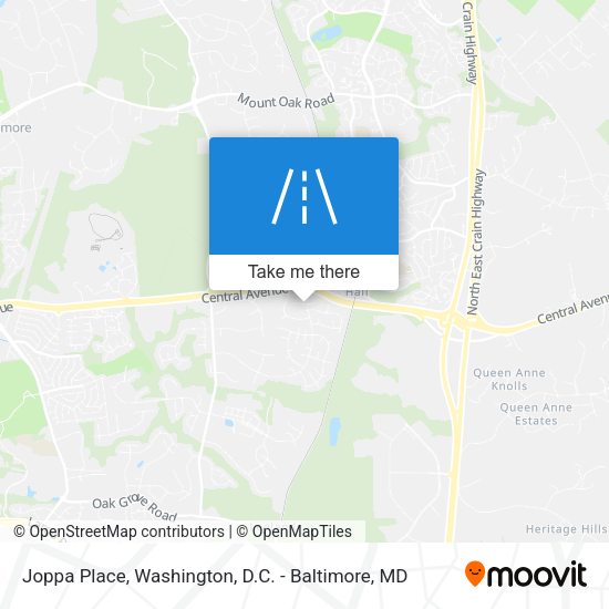Joppa Place map