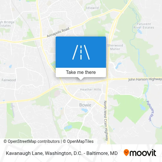 Kavanaugh Lane map