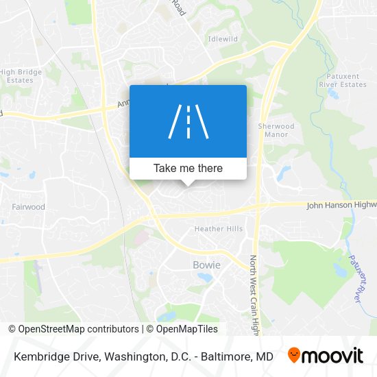 Mapa de Kembridge Drive