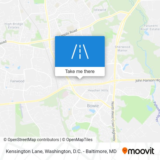 Mapa de Kensington Lane