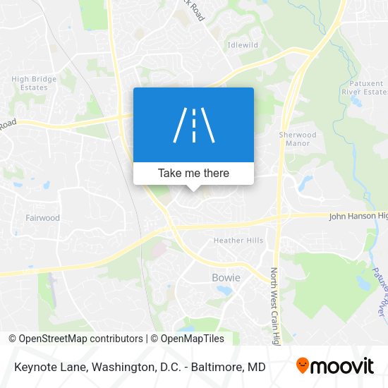 Mapa de Keynote Lane