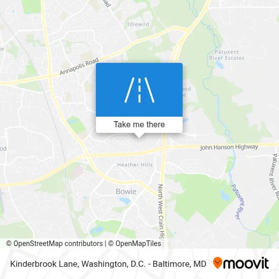 Kinderbrook Lane map
