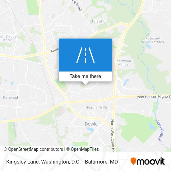 Kingsley Lane map