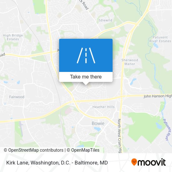 Kirk Lane map