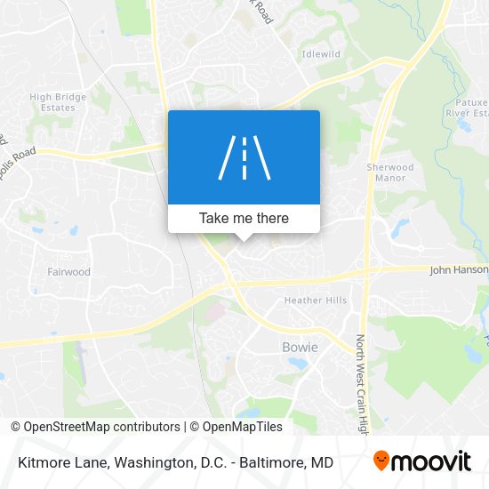 Kitmore Lane map
