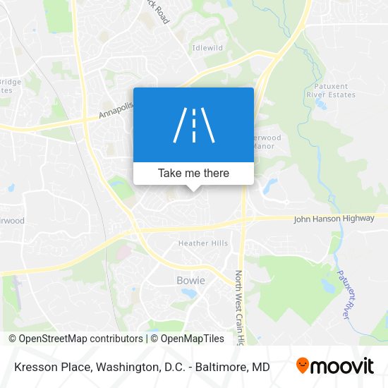 Kresson Place map