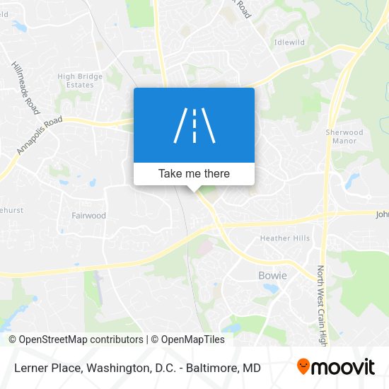 Lerner Place map
