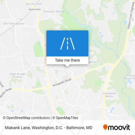 Mabank Lane map