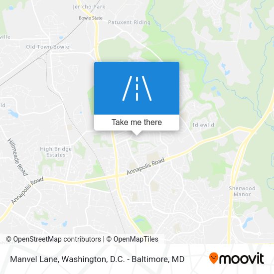 Manvel Lane map