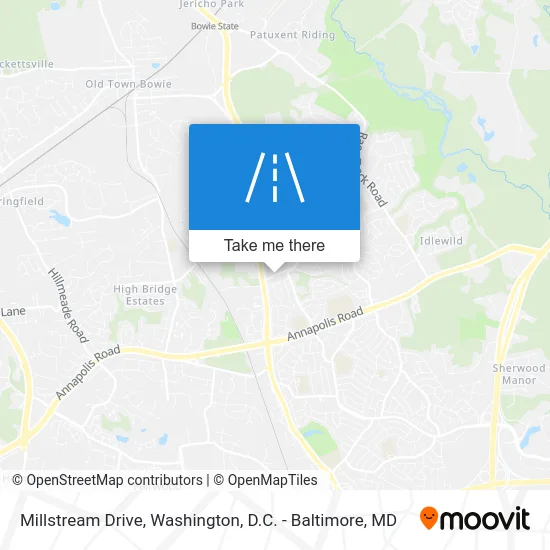 Millstream Drive map