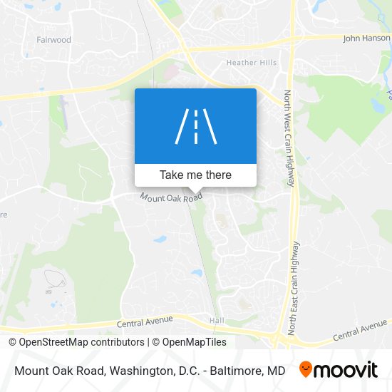Mapa de Mount Oak Road