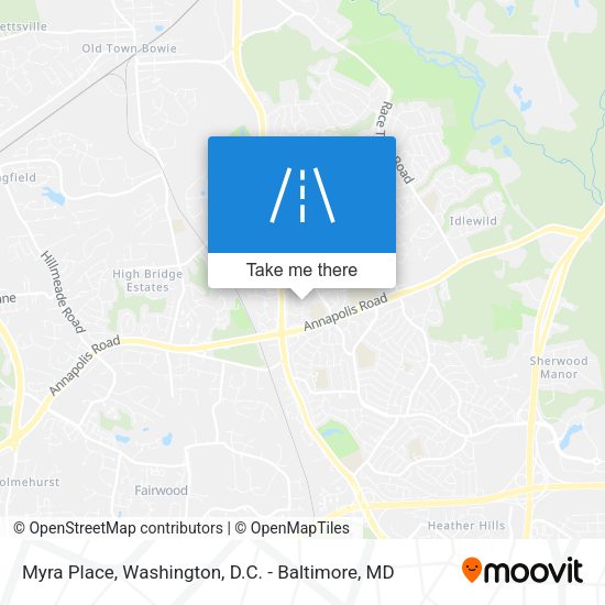 Myra Place map