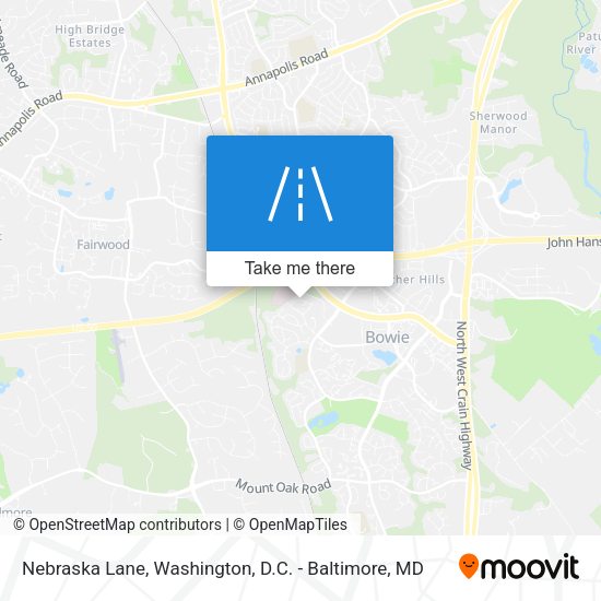 Nebraska Lane map