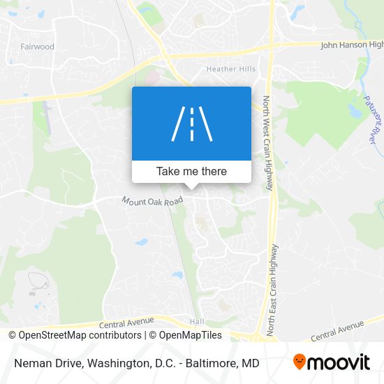 Neman Drive map