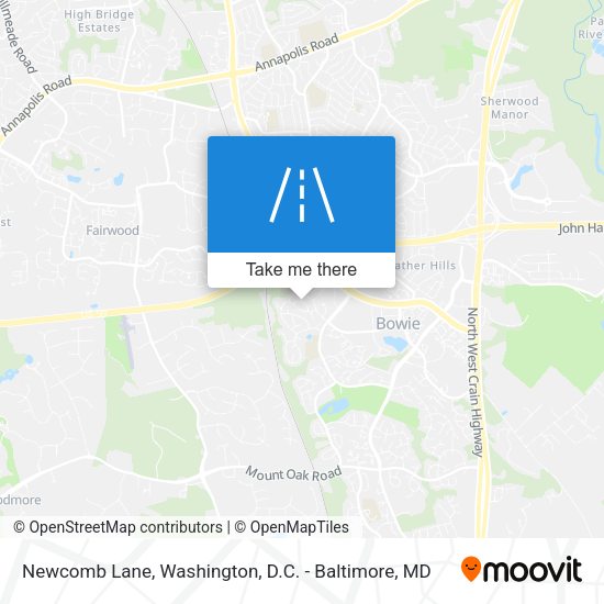 Newcomb Lane map